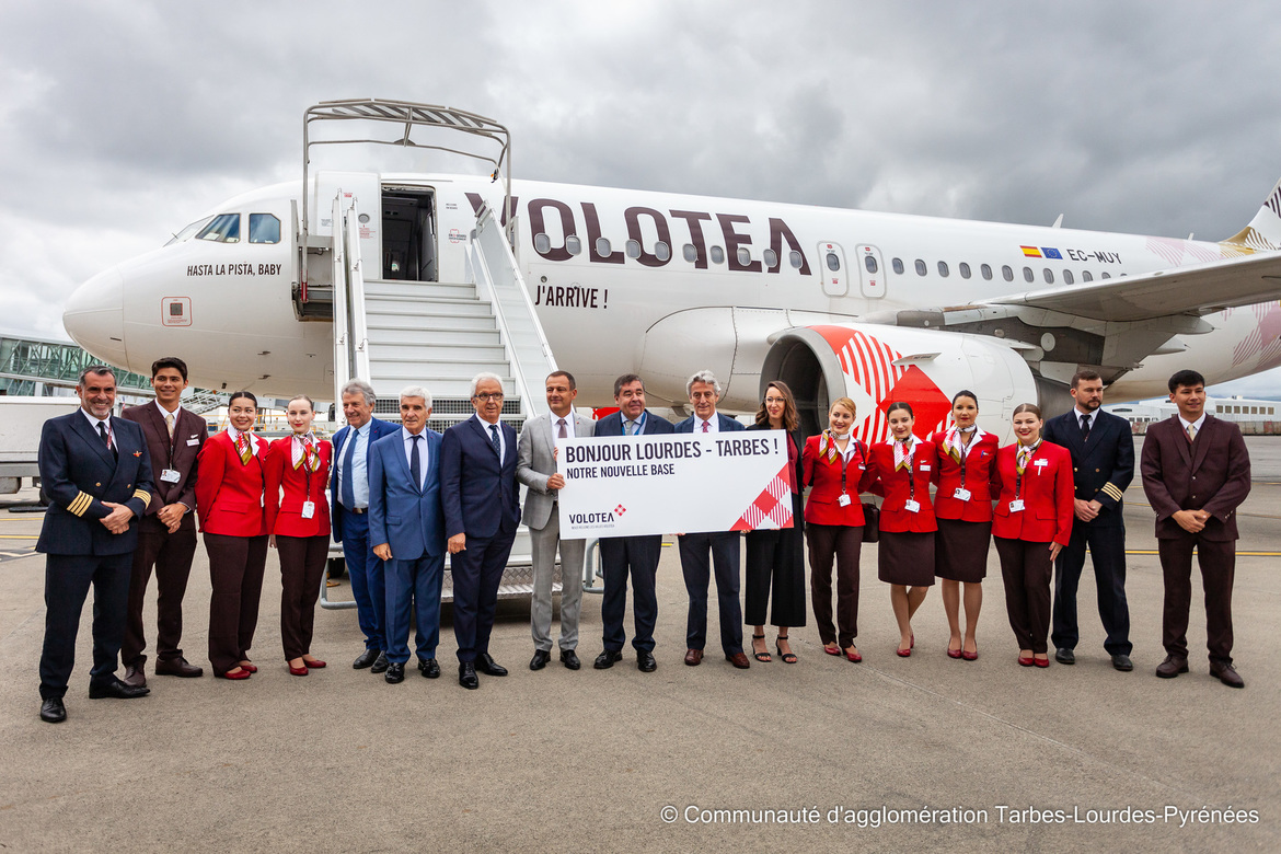 Nouvelles lignes Volotea à l'aéroport Tarbes-Lourdes-Pyrénées