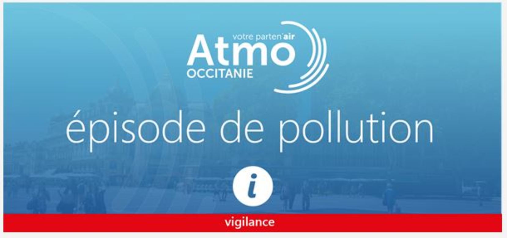 Épisode de pollution de l'air - Mercredi 16 mars 2022