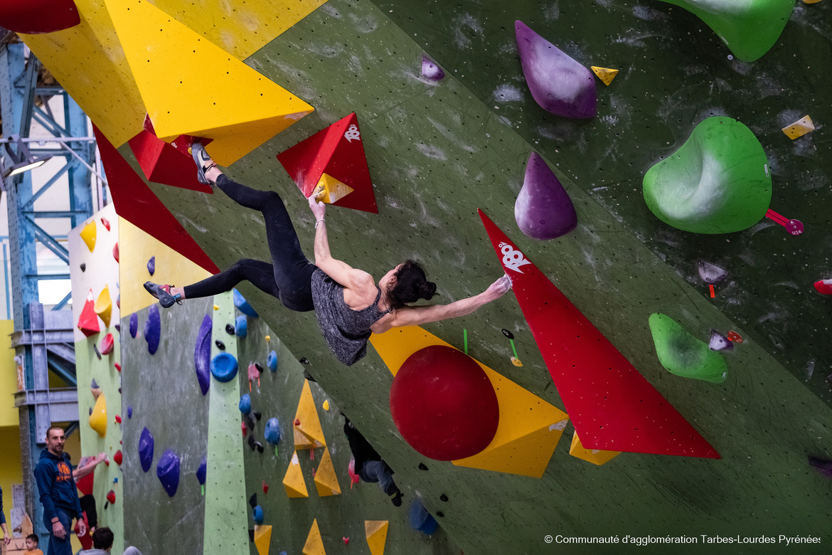 L'équipe de France d'escalade en stage à l'Usine