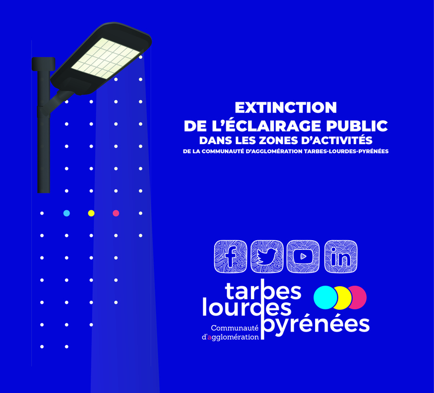 Extinction de l'éclairage public dans les zones d'activité de la CATLP