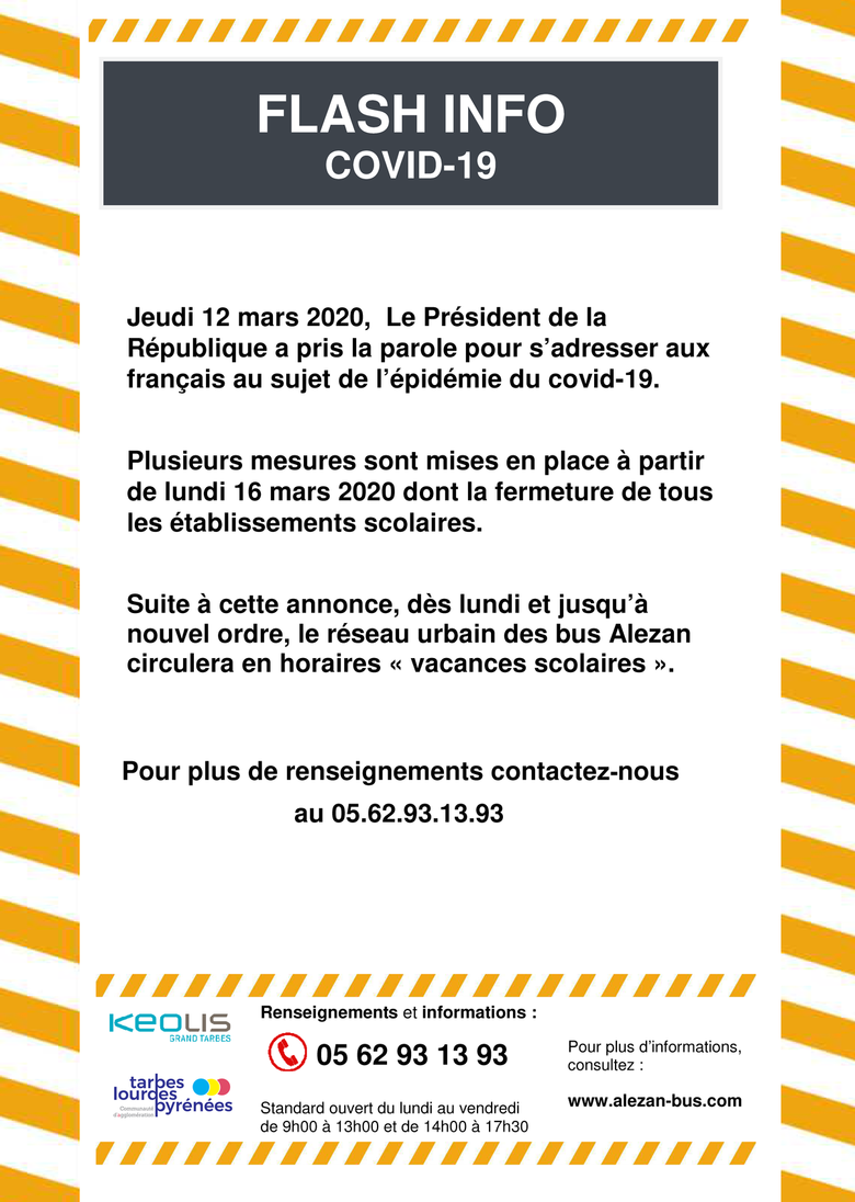 Flash info Réseau ALEZAN