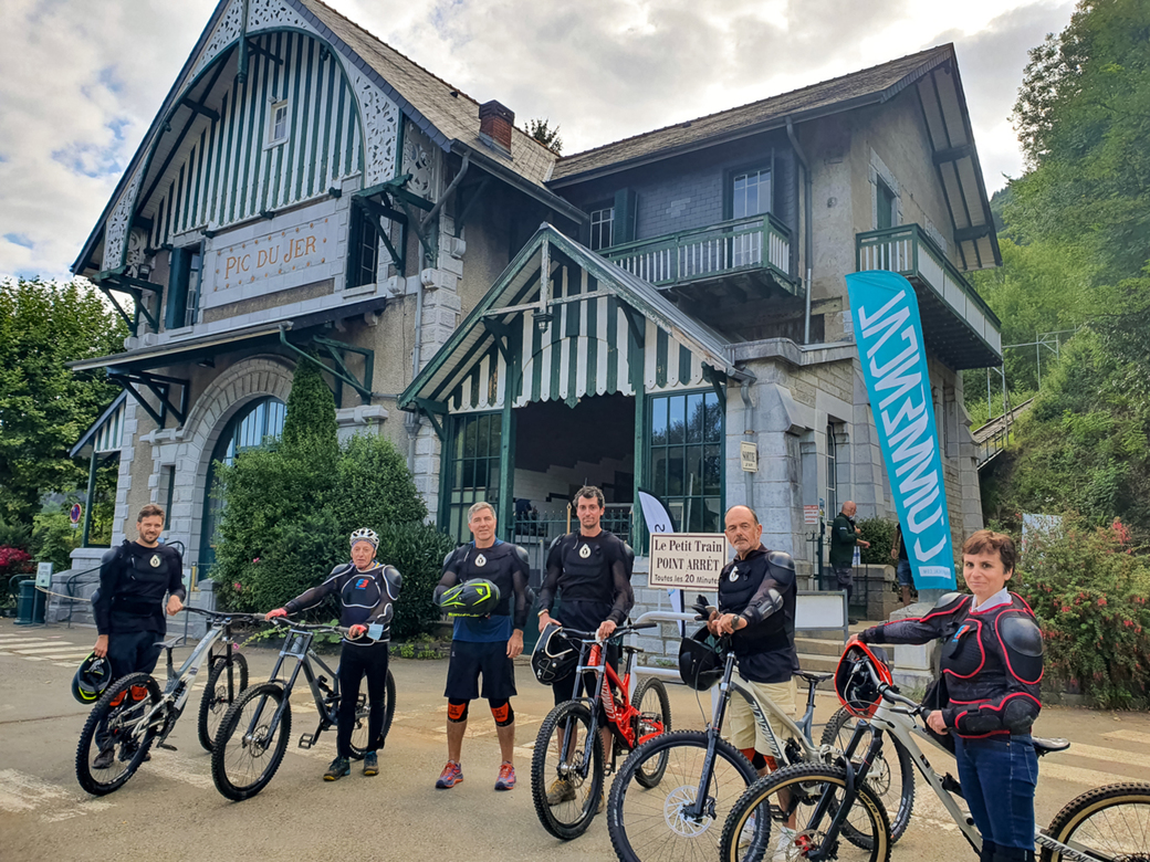 Inauguration de la piste bleue du Pic du Jer