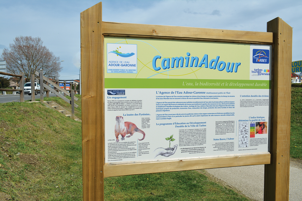 Un nouveau panneau thématique sur le CaminAdour
