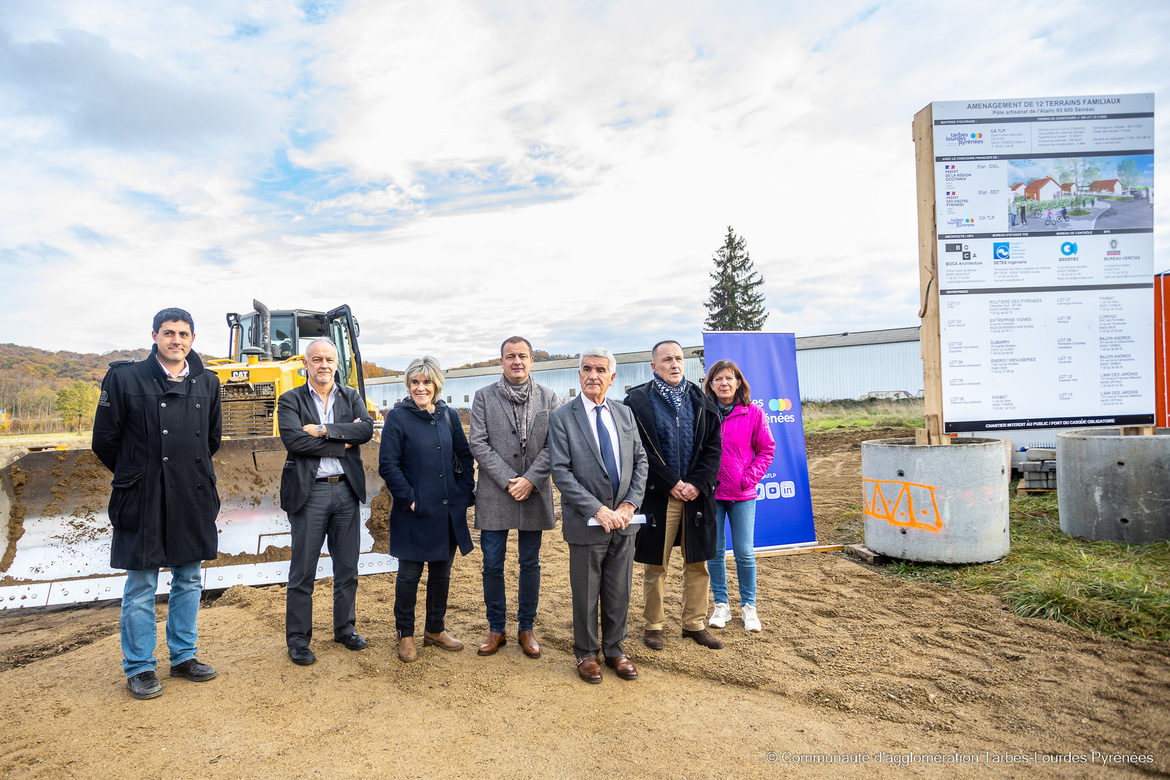 Lancement des travaux de construction de 12 terrains familiaux à Séméac