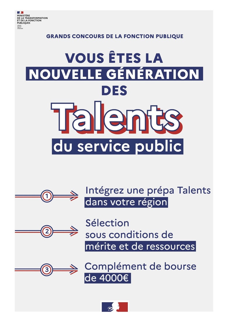 Ouverture d'une classe préparatoire à Tarbes dans le cadre du programme Talents du service public