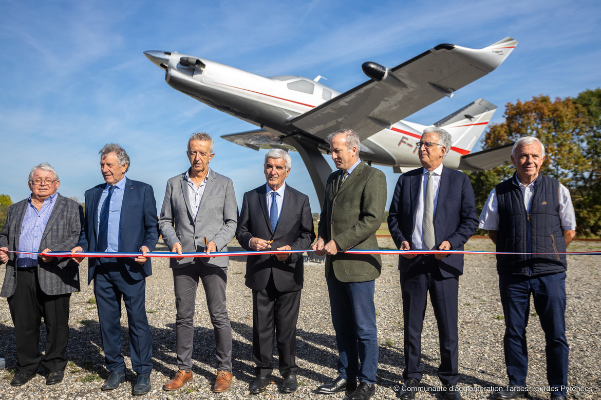 Inauguration du rond-point Morane Saulnier