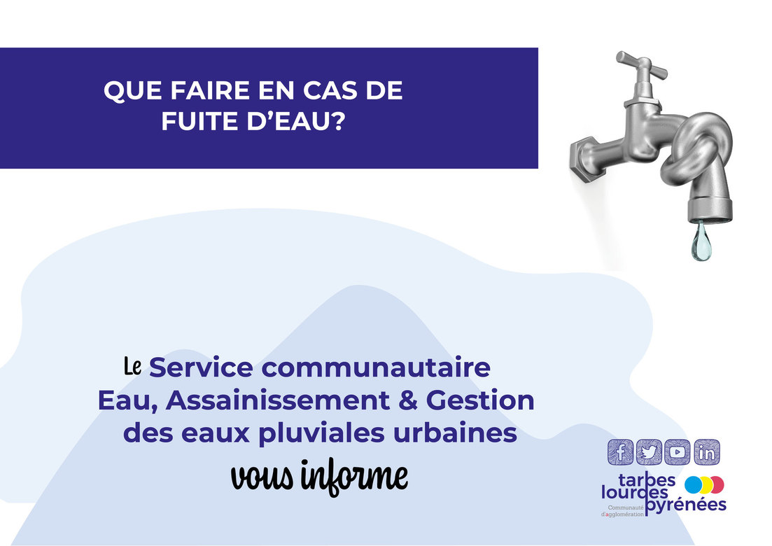 Que faire en cas de fuite d'eau?
