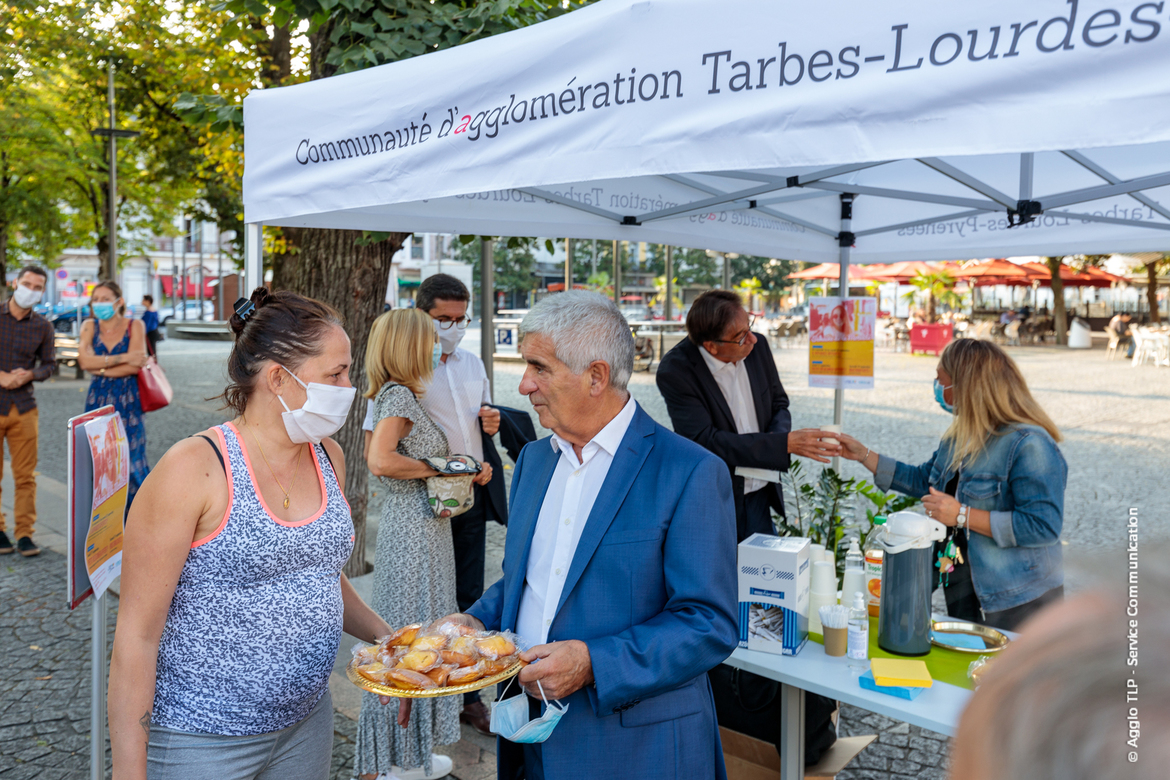 Un petit-déjeuner offert dans le cadre de la semaine de la mobilité !