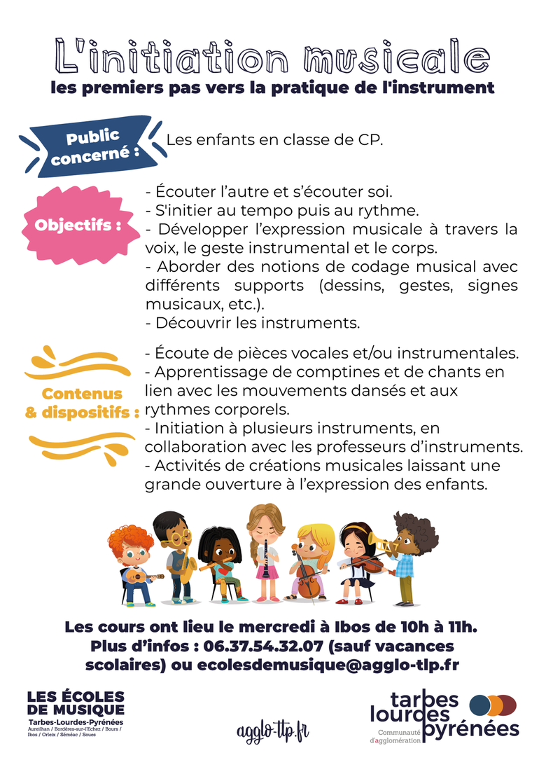 Écoles de musique : l'initiation musicale,  proposée aux enfants en classe de CP