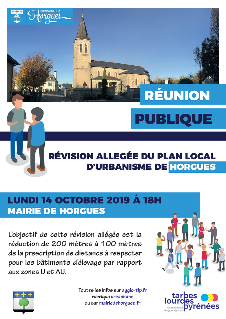 Réunion publique - Projet de PLU d'Horgues