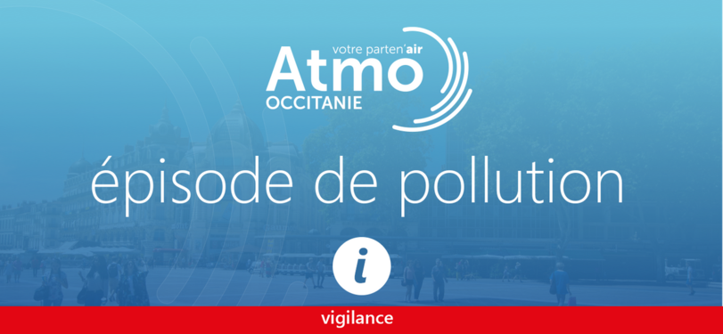 Épisode de pollution de l'air - Vendredi 15 juillet 2022