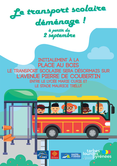 Le transport scolaire déménage !