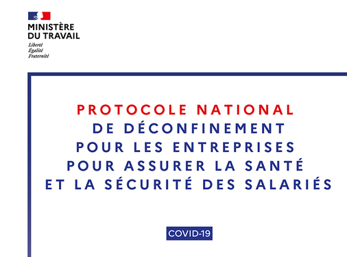 Protocole National de déconfinement pour les entreprises