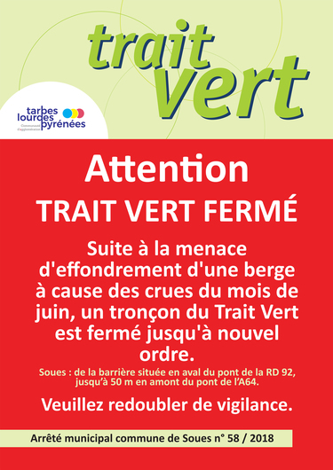 Soues : portion du Trait Vert fermée