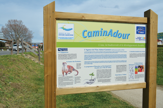 Un nouveau panneau thématique sur le CaminAdour