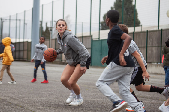 Opération basket dans le quartier Ormeau - Bel Air avec le TGB