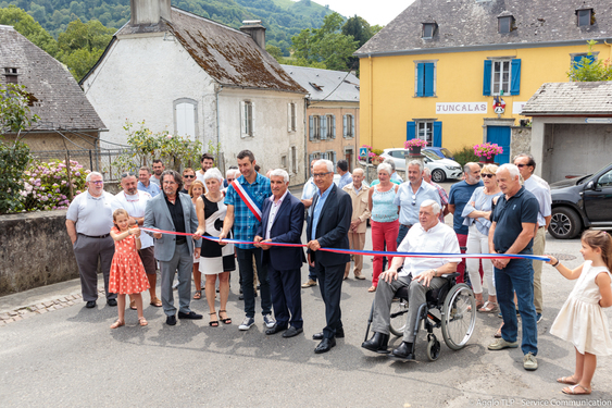 Les travaux d'assainissement collectif de Juncalas inaugurés
