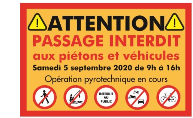 CaminAdour : Opération de « pétardement » du 5 septembre 2020