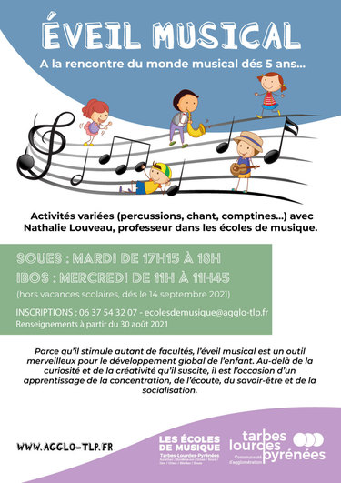 Le monde musical se découvre dès 5 ans avec les écoles de musique...