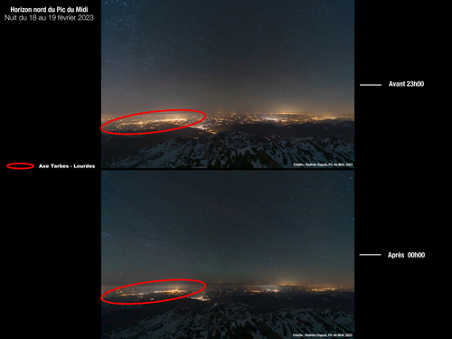 Réduction de l'éclairage public sur notre territoire