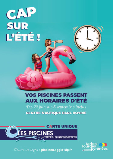 Le Centre nautique Paul Boyrie passe à son tour aux horaires d'été !