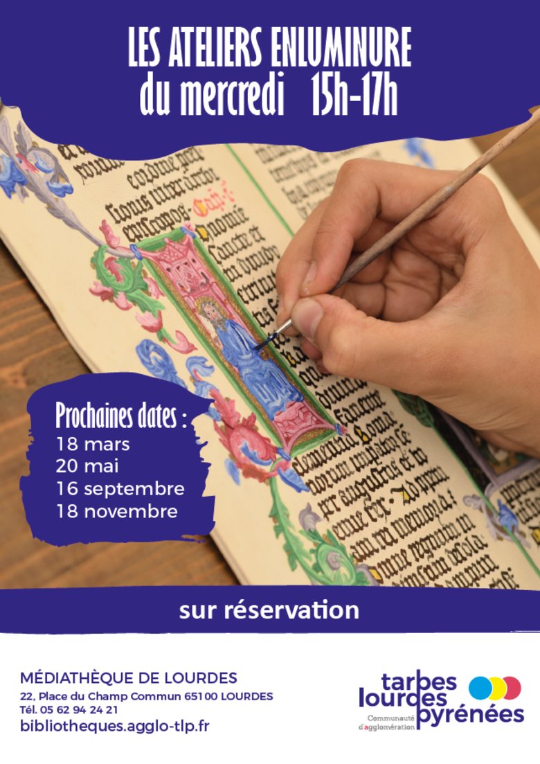 ANNULÉ Atelier enluminure