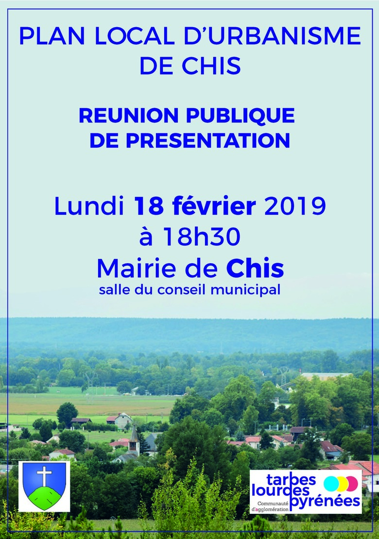 Réunion publique présentation PLU Chis