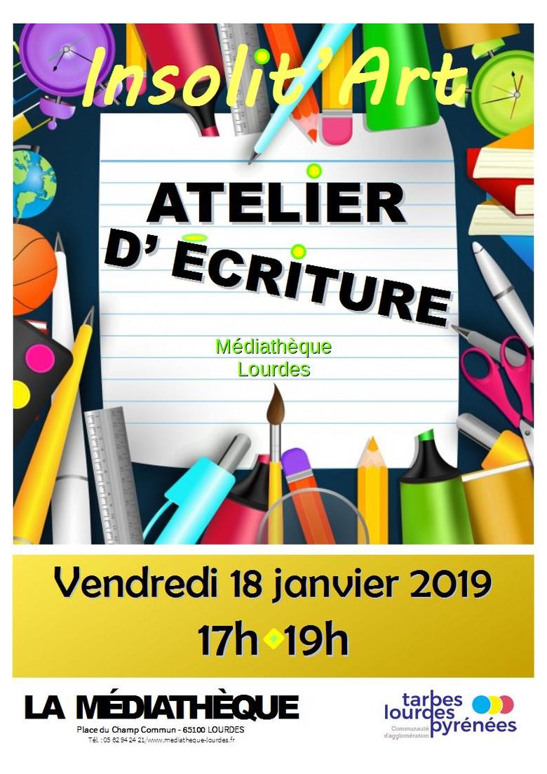 Insolit'Art - atelier d'écriture