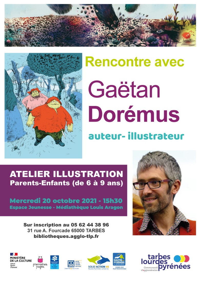 Atelier d'illustration avec Gaëtan Doremus