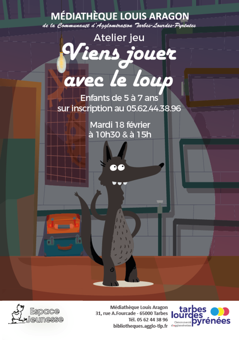 Viens jouer avec le loup !