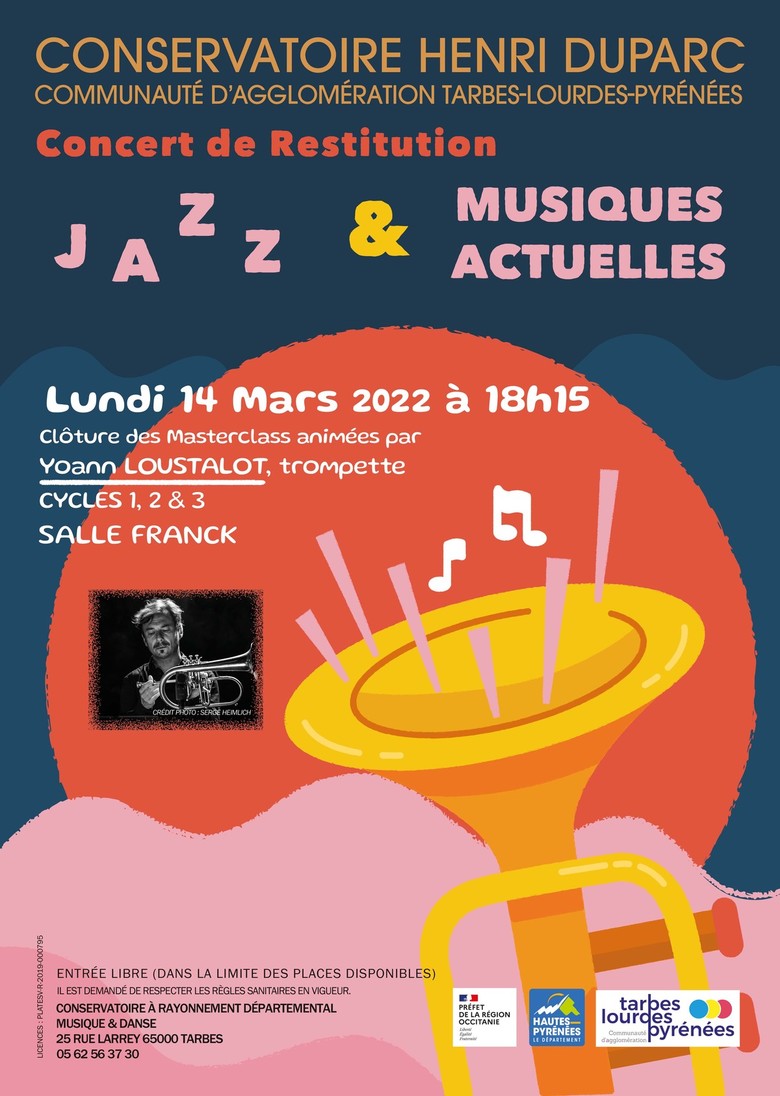 Concert de clôture masterclass - JAZZ ET MUSIQUES ACTUELLES
