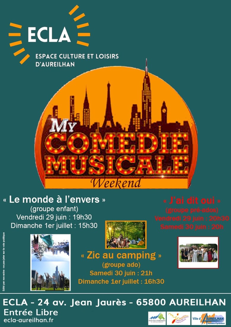Week-end comédie musicale  à Aureilhan