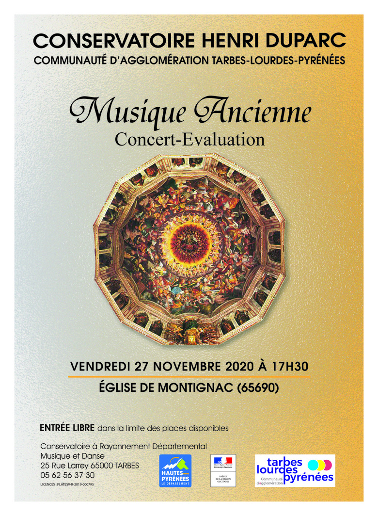 ÉVÉNEMENT ANNULÉ : Concert-évaluation - Musique Ancienne