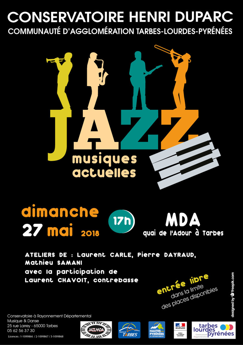 Concert de fin d’année du Département Jazz et Musiques Actuelles du conservatoire