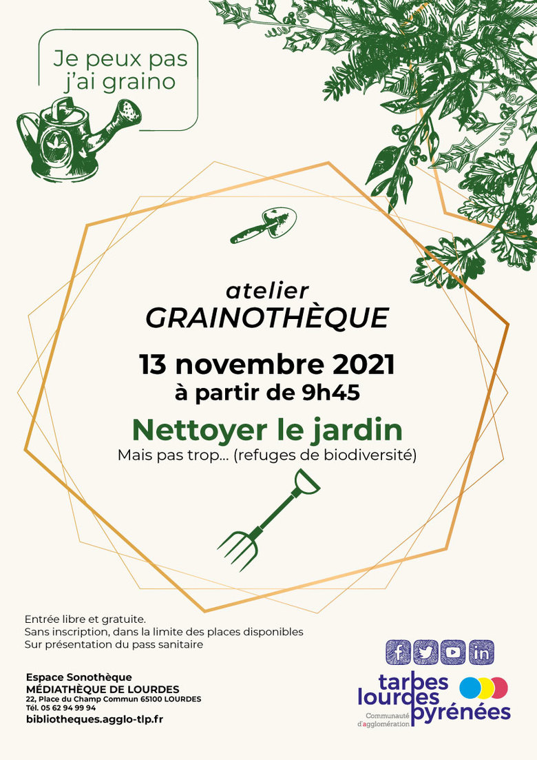 Atelier Grainothèque - Nettoyer le jardin