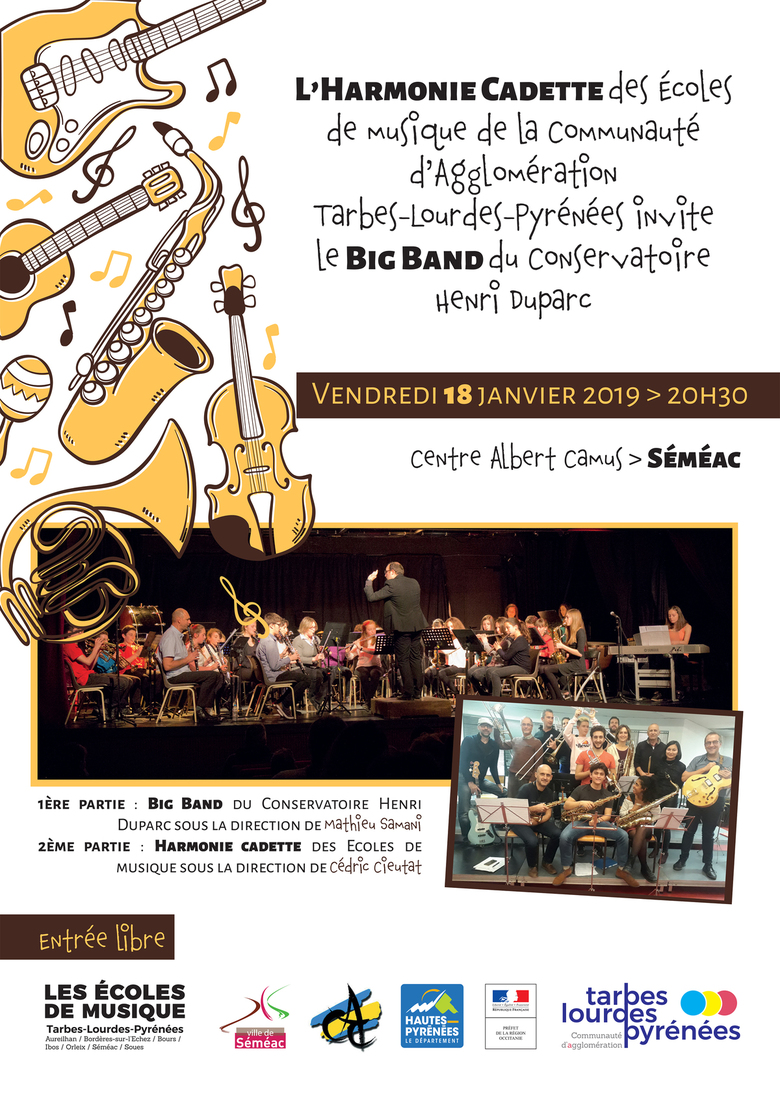 L’Harmonie Cadette invite le Big Band