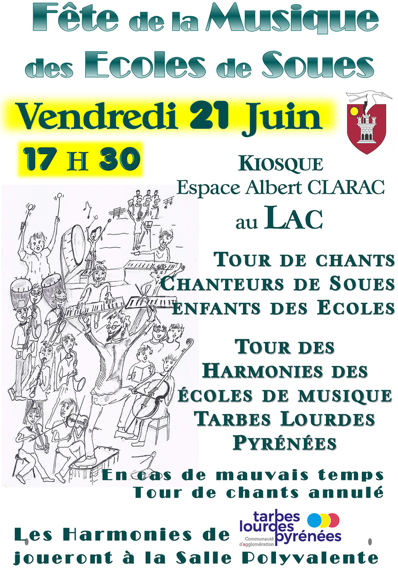 Fête de la musique des écoles de musique de Soues