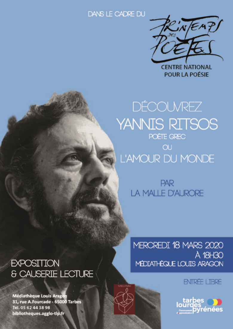 ANNULÉ Exposition et causerie lecture 