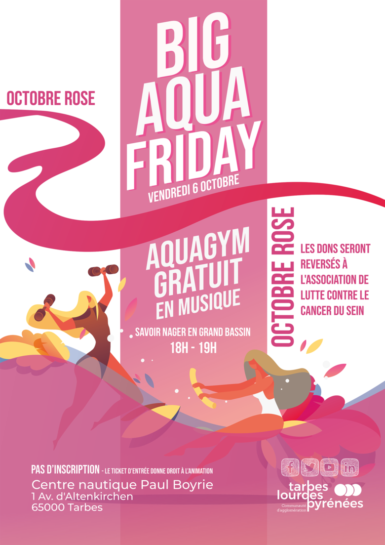 Big Aqua Friday spécial Octobre Rose
