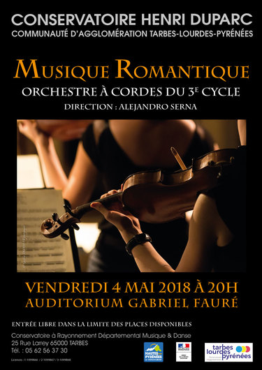 Orchestre à Cordes du 3e Cycle – Musique Romantique