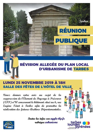 Réunion Publique PLU Tarbes