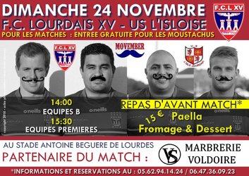 FC LOURDAIS XV - Entrée gratuite pour les moustachus