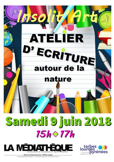 Atelier d'écriture