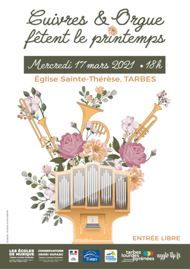 ÉVÉNEMENT ANNULÉ : Cuivres et Orgue fêtent le printemps