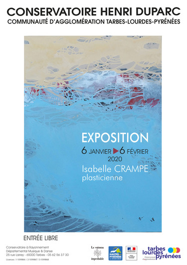 Exposition de peintures d'Isabelle Crampe