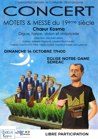 Choeur Kosma : concerts Motets & Messe du 19ème siècle