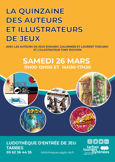 La quinzaine des auteurs et illustrateurs de jeux