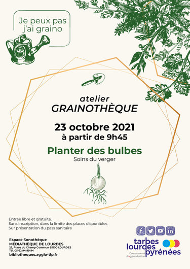 Atelier Grainothèque - Planter des bulbes