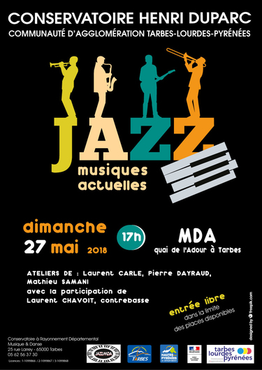 Concert de fin d’année du Département Jazz et Musiques Actuelles du conservatoire