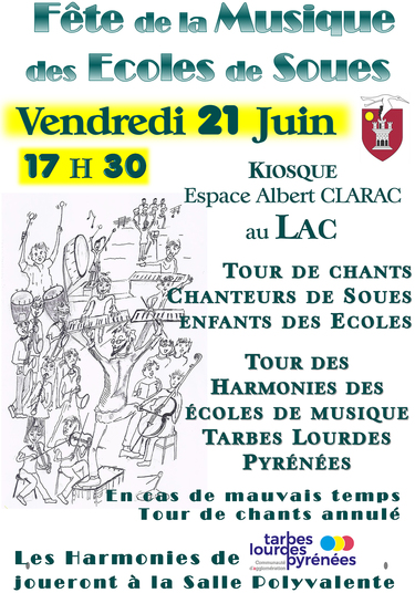 Fête de la musique des écoles de musique de Soues